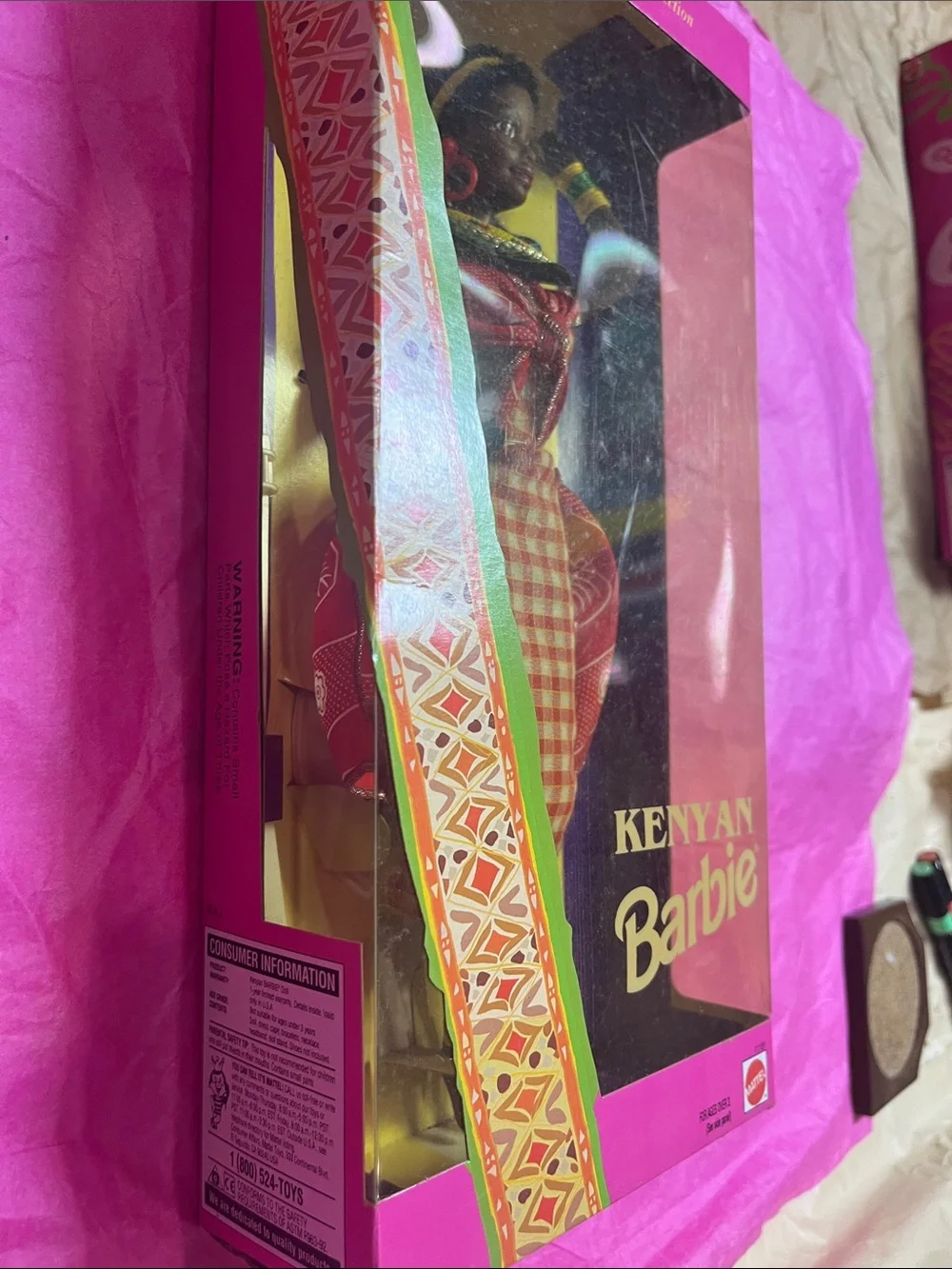 1993 Special Edition Kenyan Barbie Dolls of the World Collection NRFB